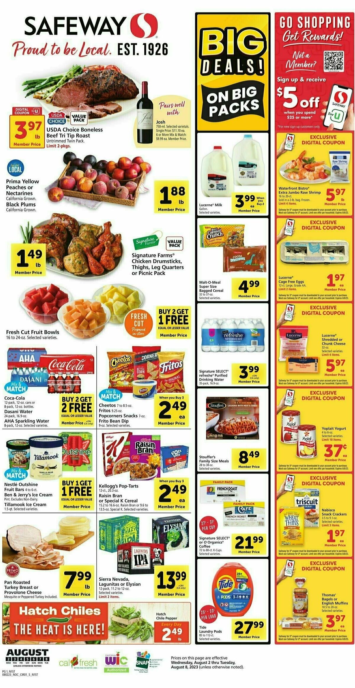 Safeway Weekly Ad from August 2