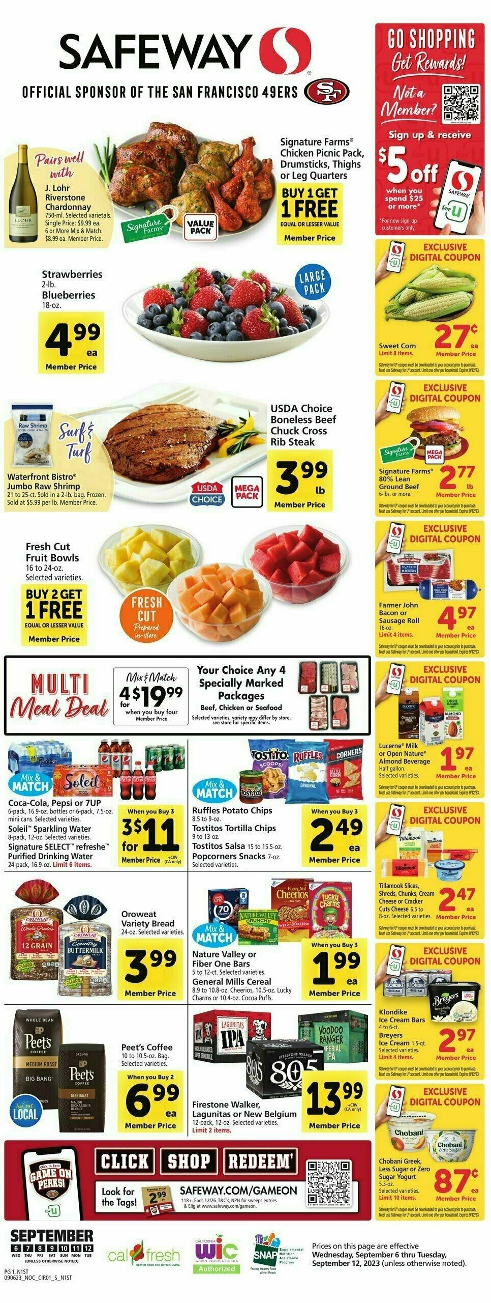 Safeway Weekly Ad from September 6