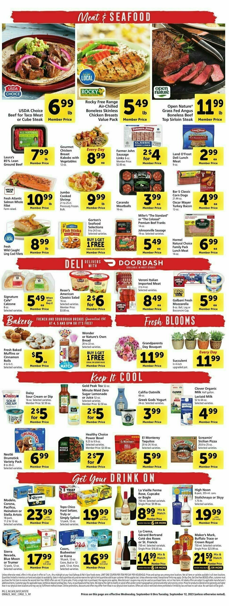 Safeway Weekly Ad from September 6