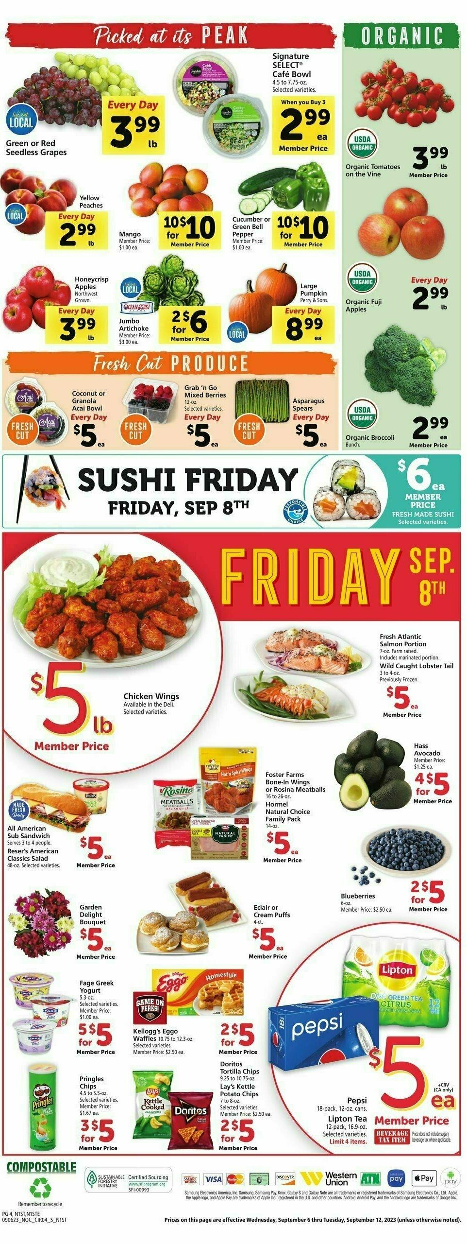 Safeway Weekly Ad from September 6