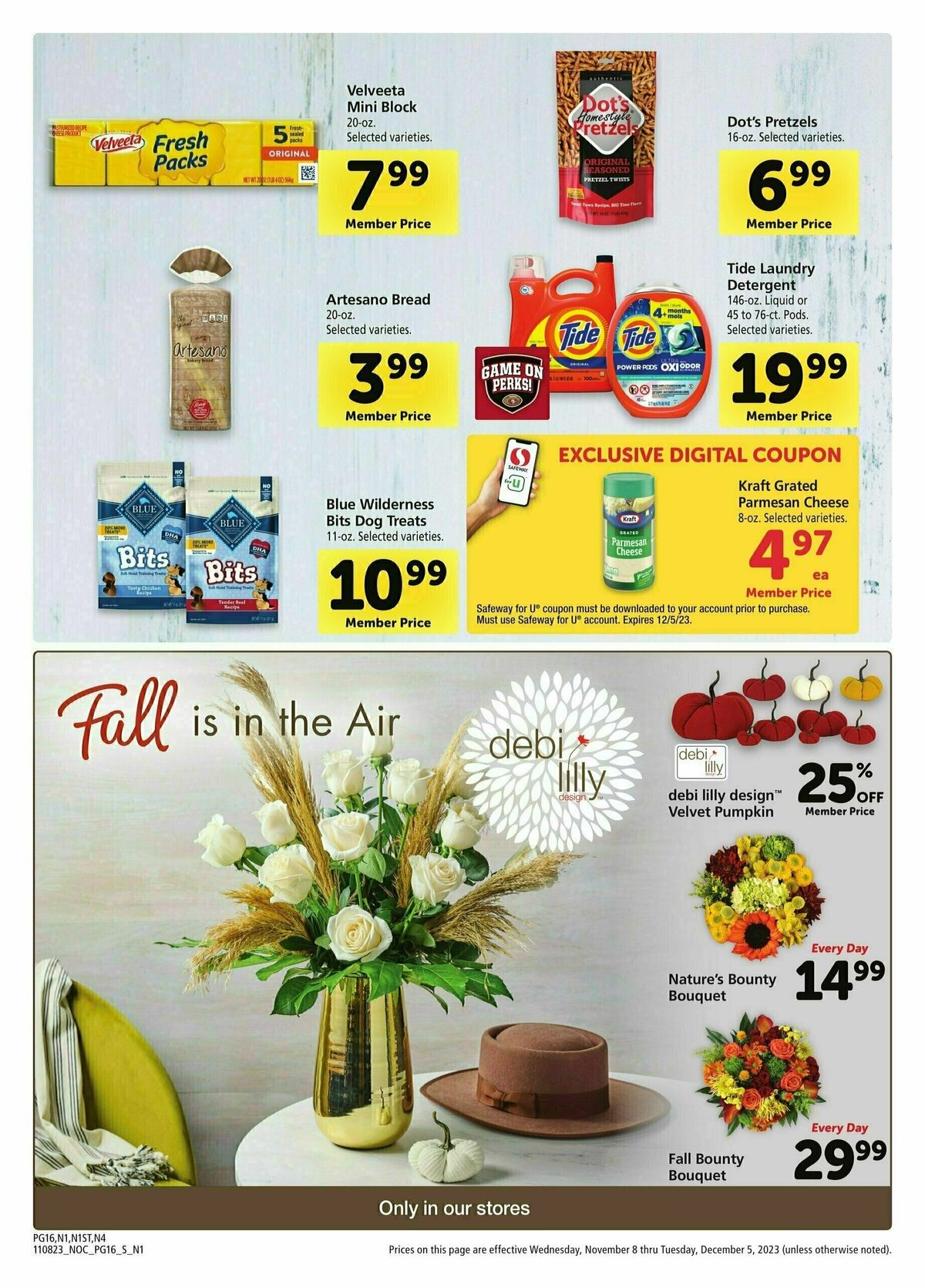 Safeway Big Book of Savings Weekly Ad from November 8