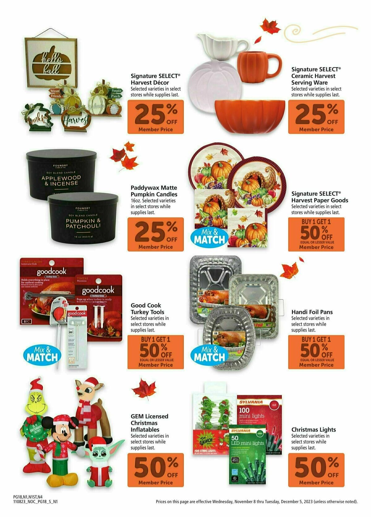 Safeway Big Book of Savings Weekly Ad from November 8