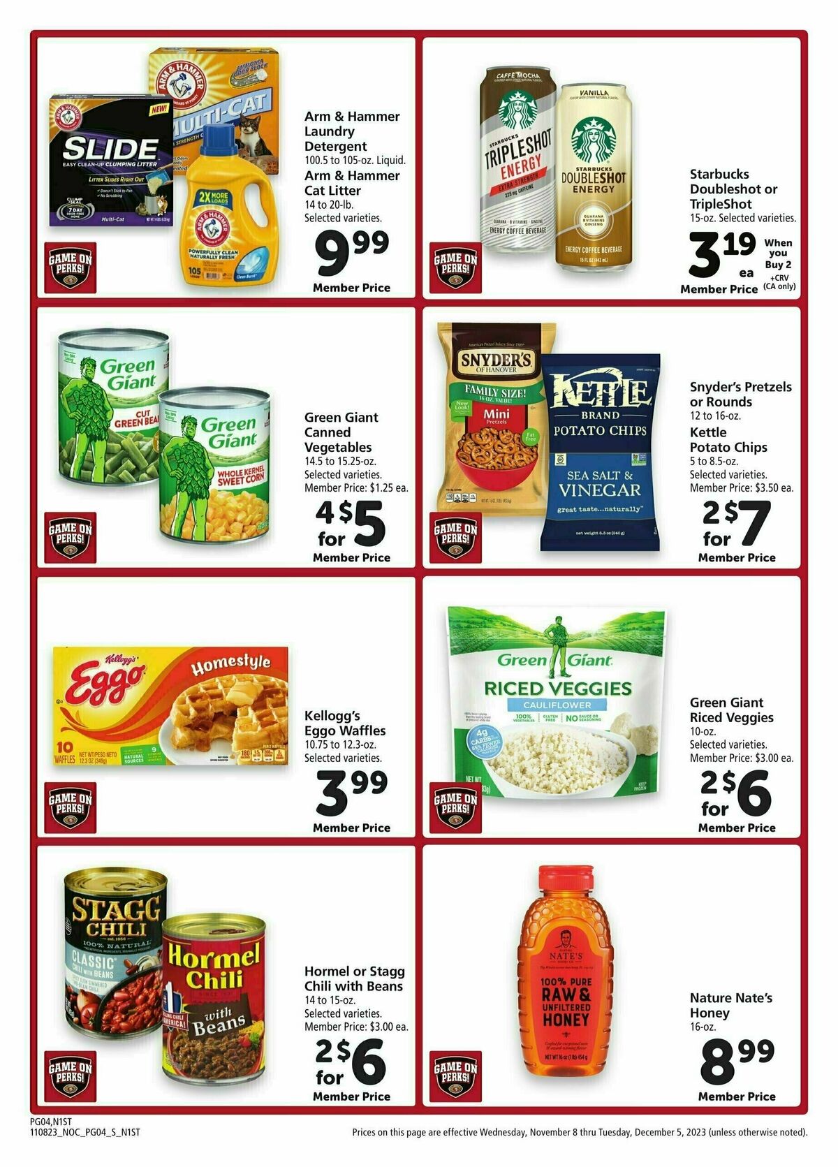 Safeway Big Book of Savings Weekly Ad from November 8