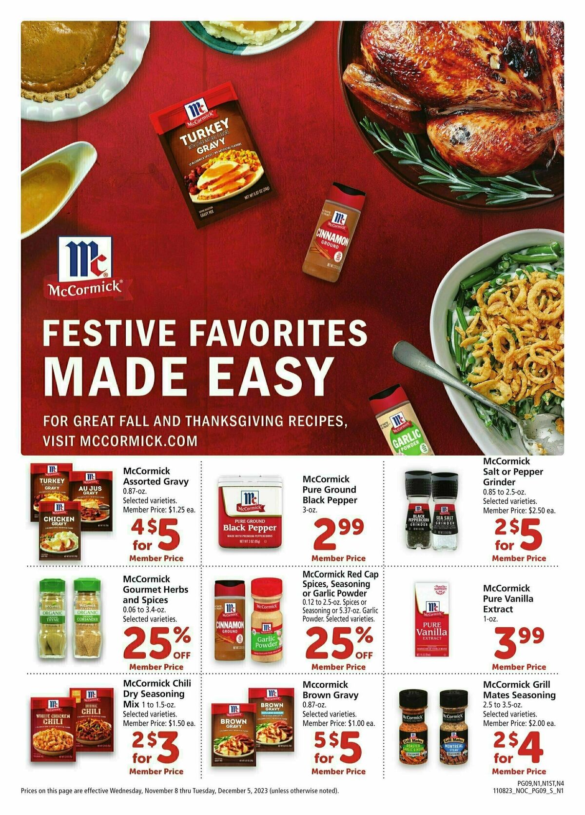 Safeway Big Book of Savings Weekly Ad from November 8