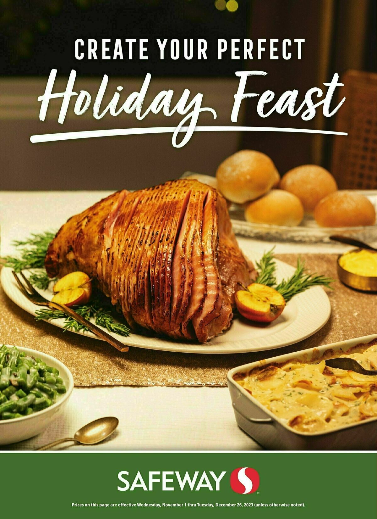 Safeway Holiday Guide Weekly Ad from November 1