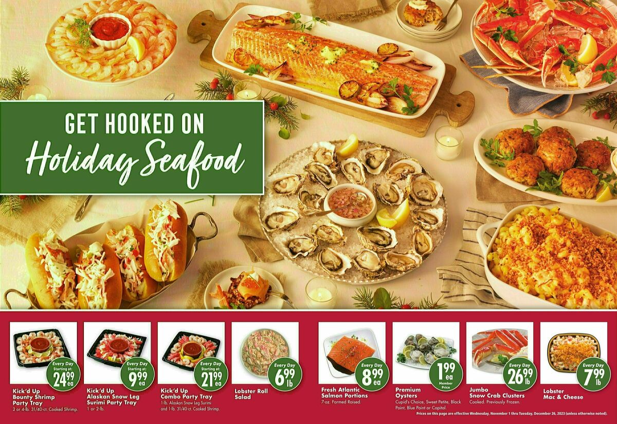 Safeway Holiday Guide Weekly Ad from November 1