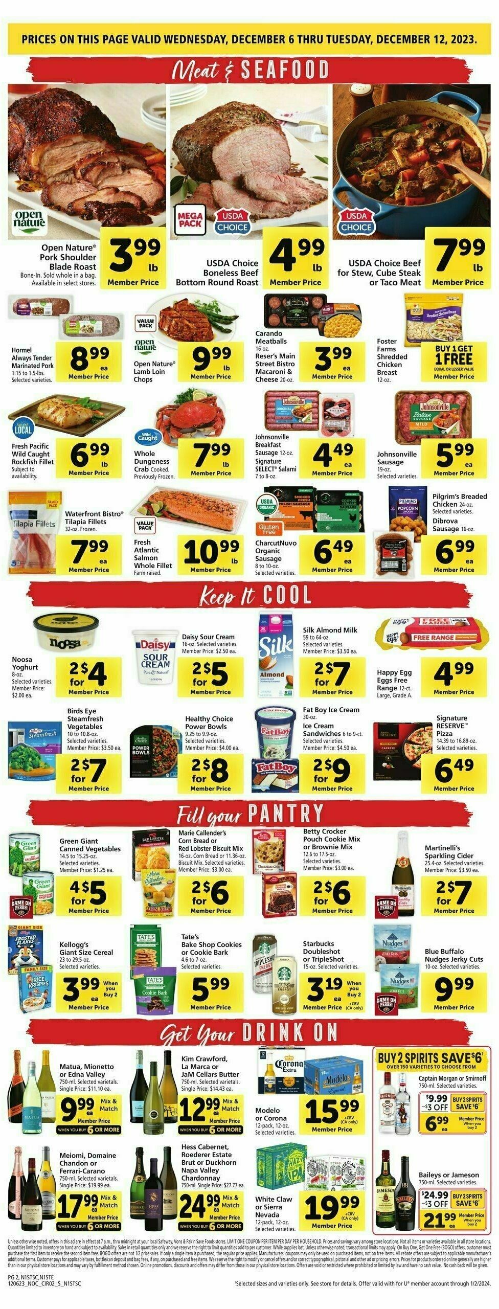 Safeway Weekly Ad from December 6