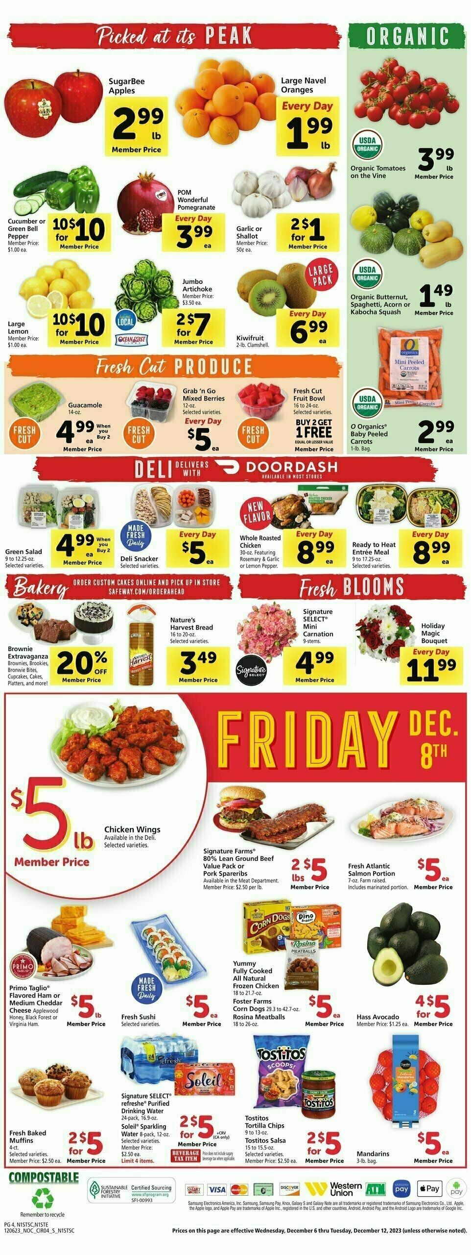 Safeway Weekly Ad from December 6