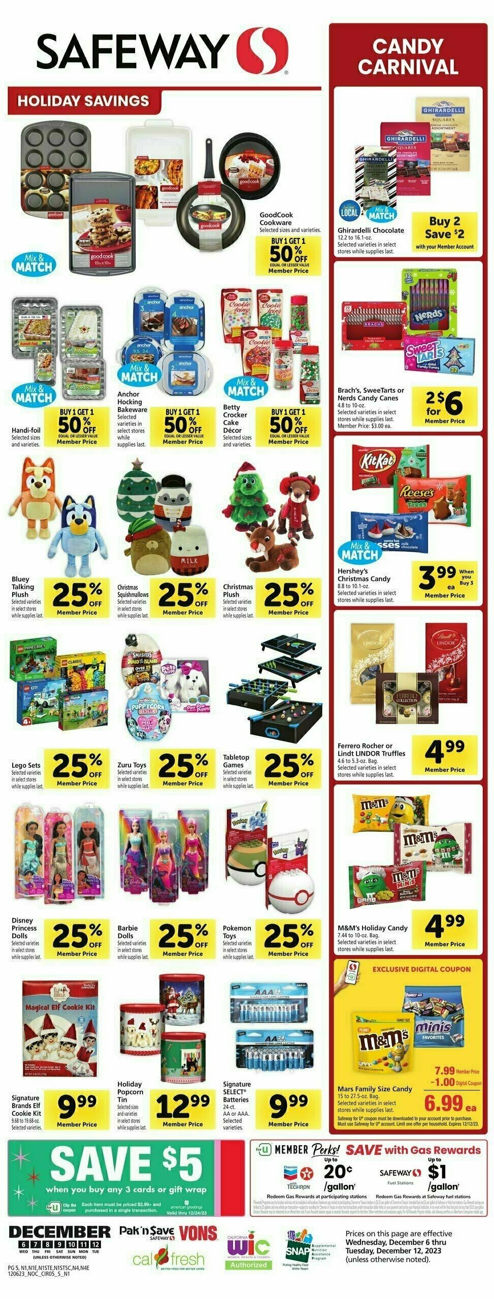 Safeway Weekly Ad from December 6