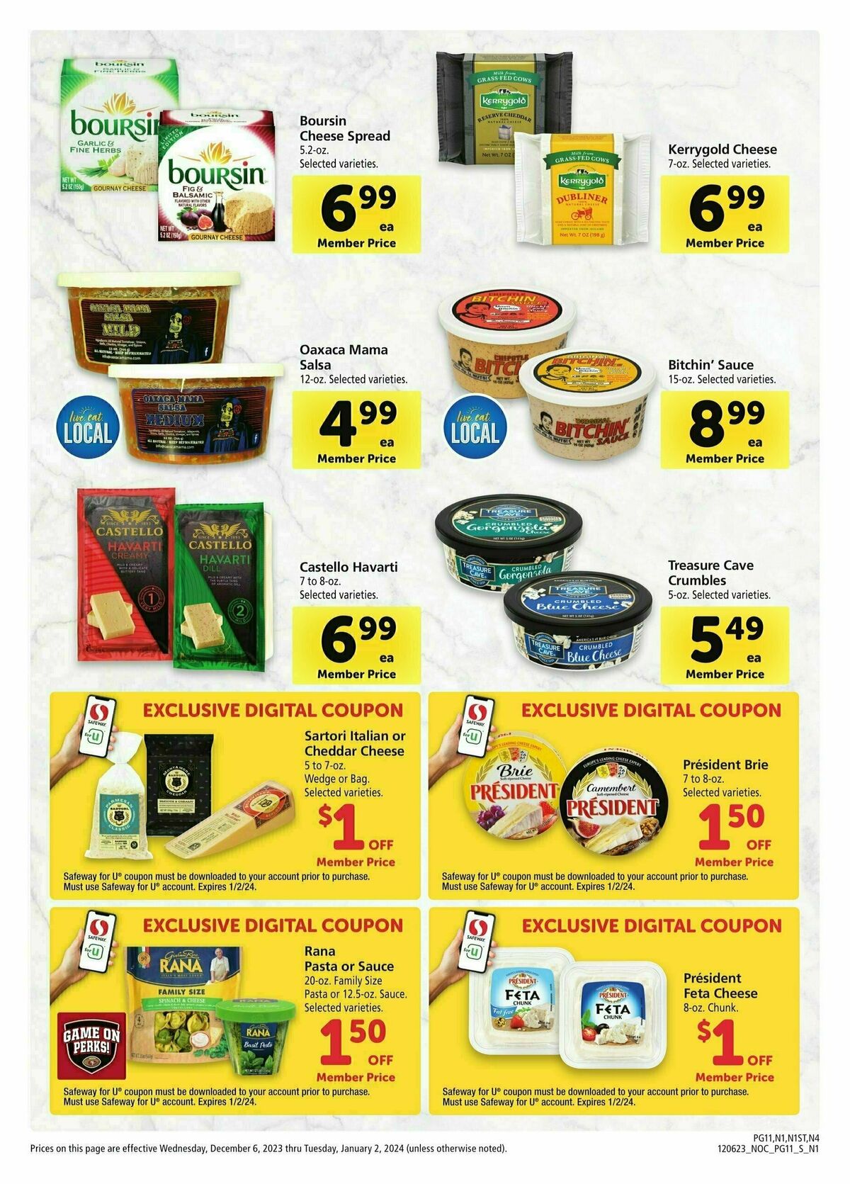 Safeway Big Book of Savings Weekly Ad from December 6