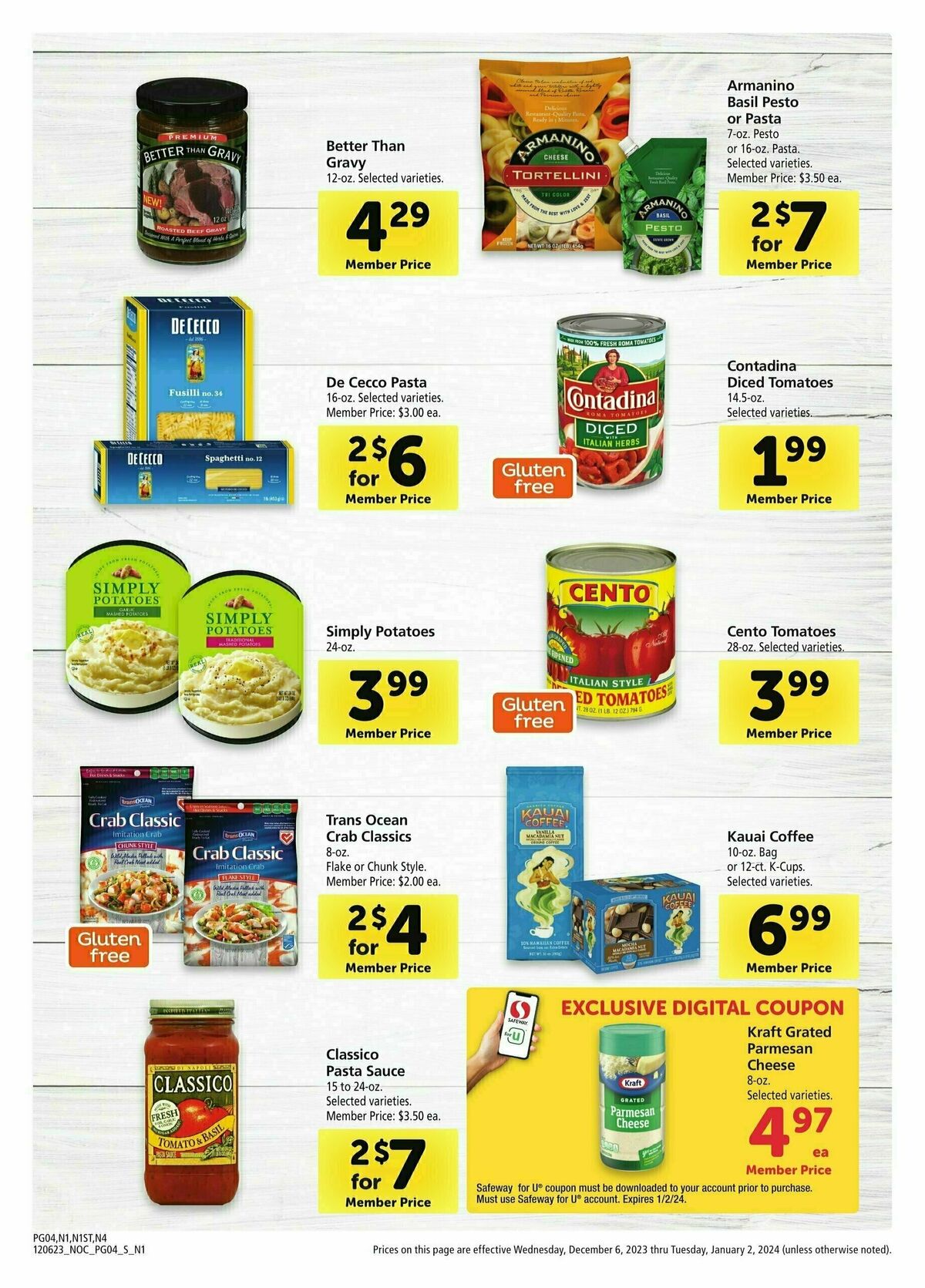 Safeway Big Book of Savings Weekly Ad from December 6