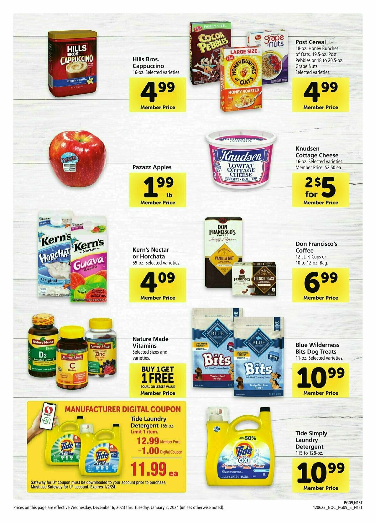 Safeway Big Book of Savings Weekly Ad from December 6