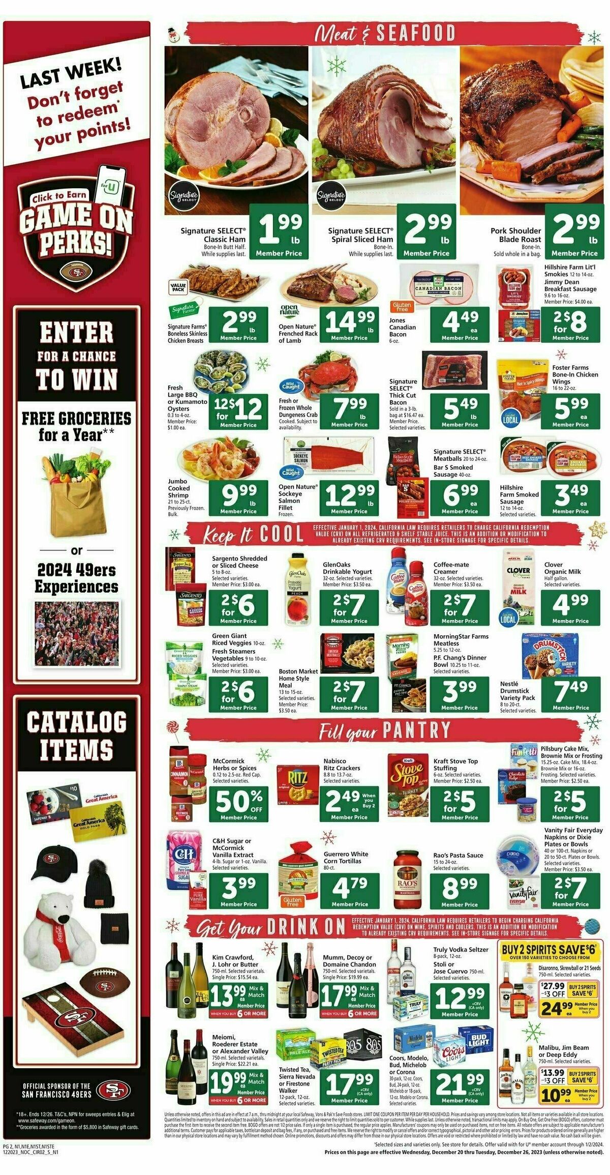 Safeway Weekly Ad from December 20