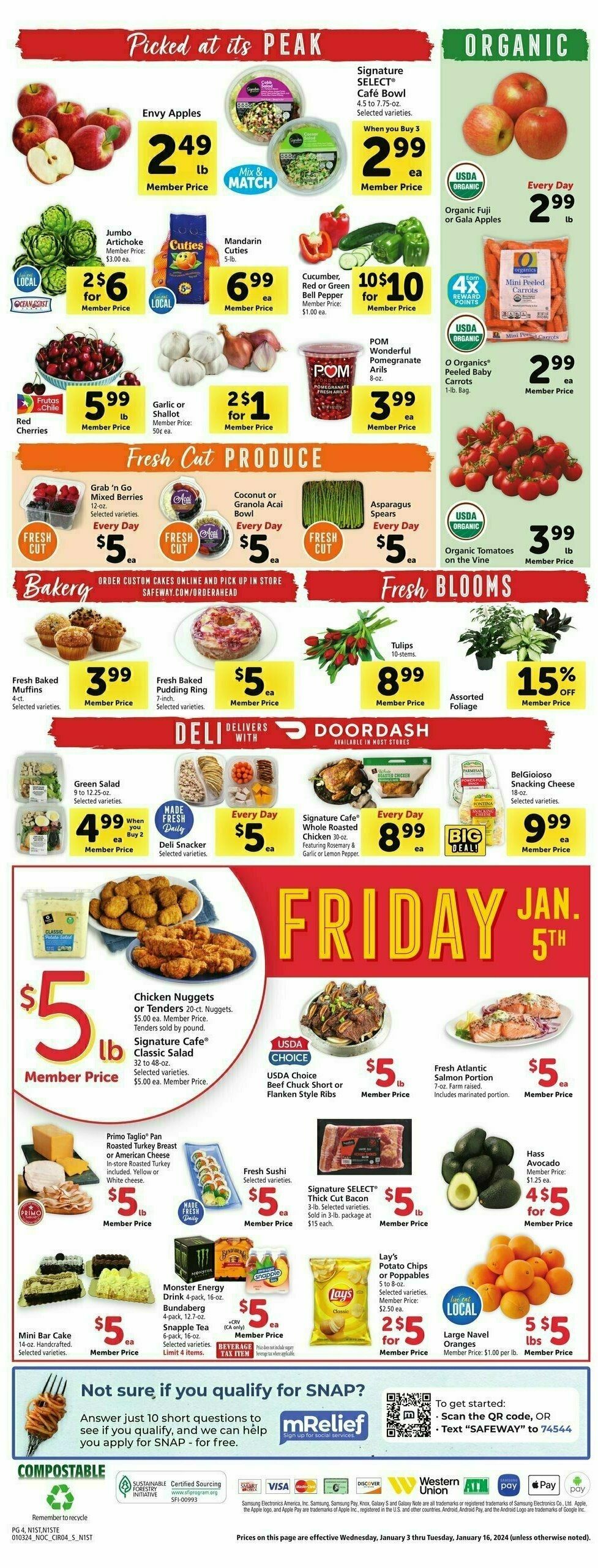 Safeway Weekly Ad from January 3