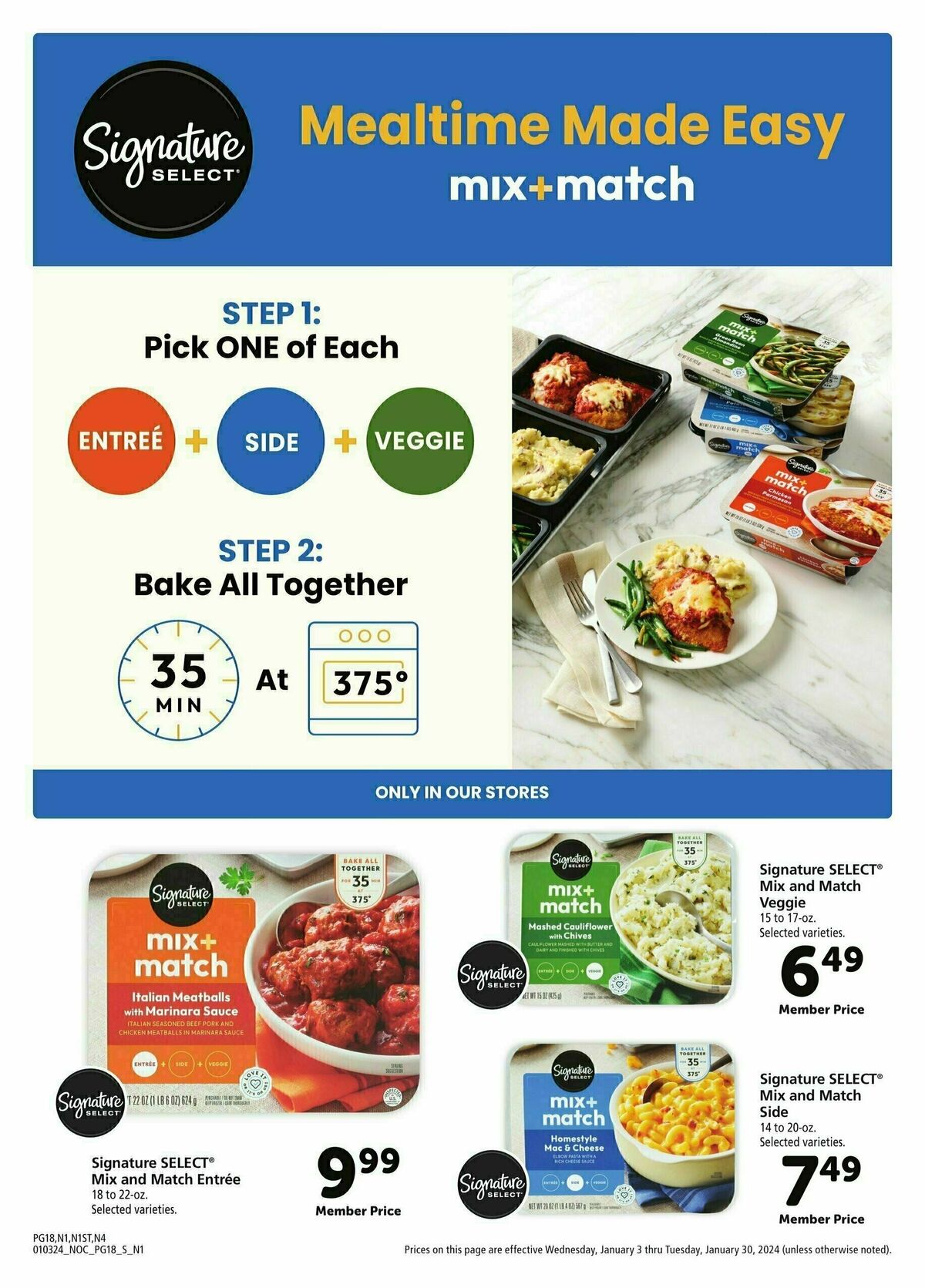 Safeway Big Book of Savings Weekly Ad from January 3