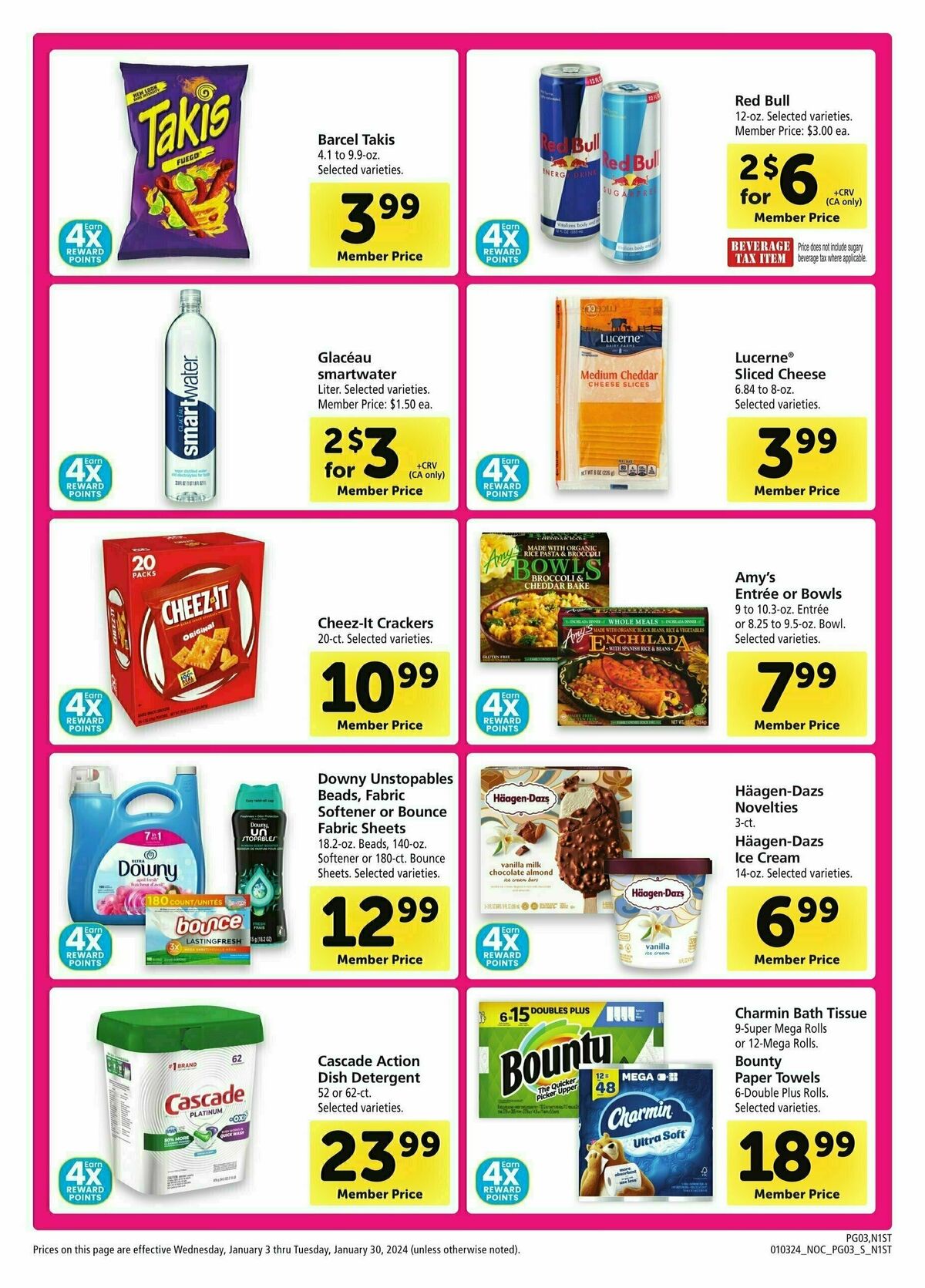 Safeway Big Book of Savings Weekly Ad from January 3