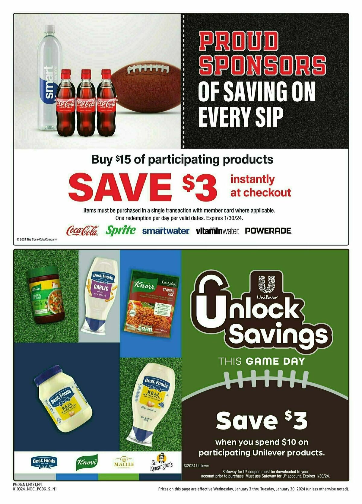 Safeway Big Book of Savings Weekly Ad from January 3