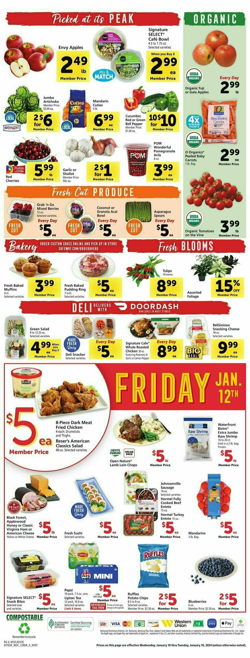 Safeway Weekly Ad from January 10