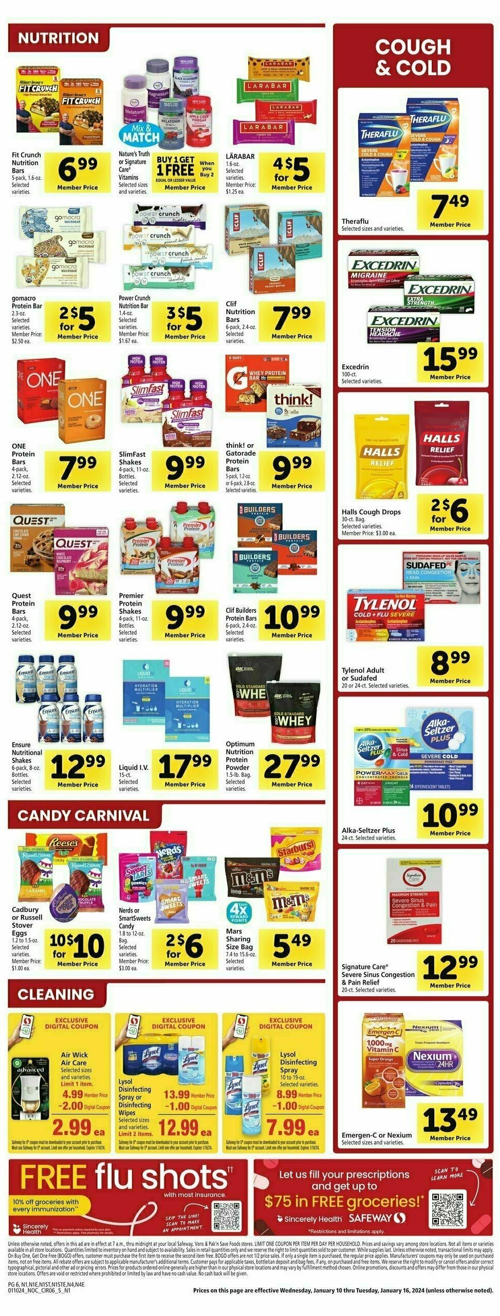 Safeway Weekly Ad from January 10