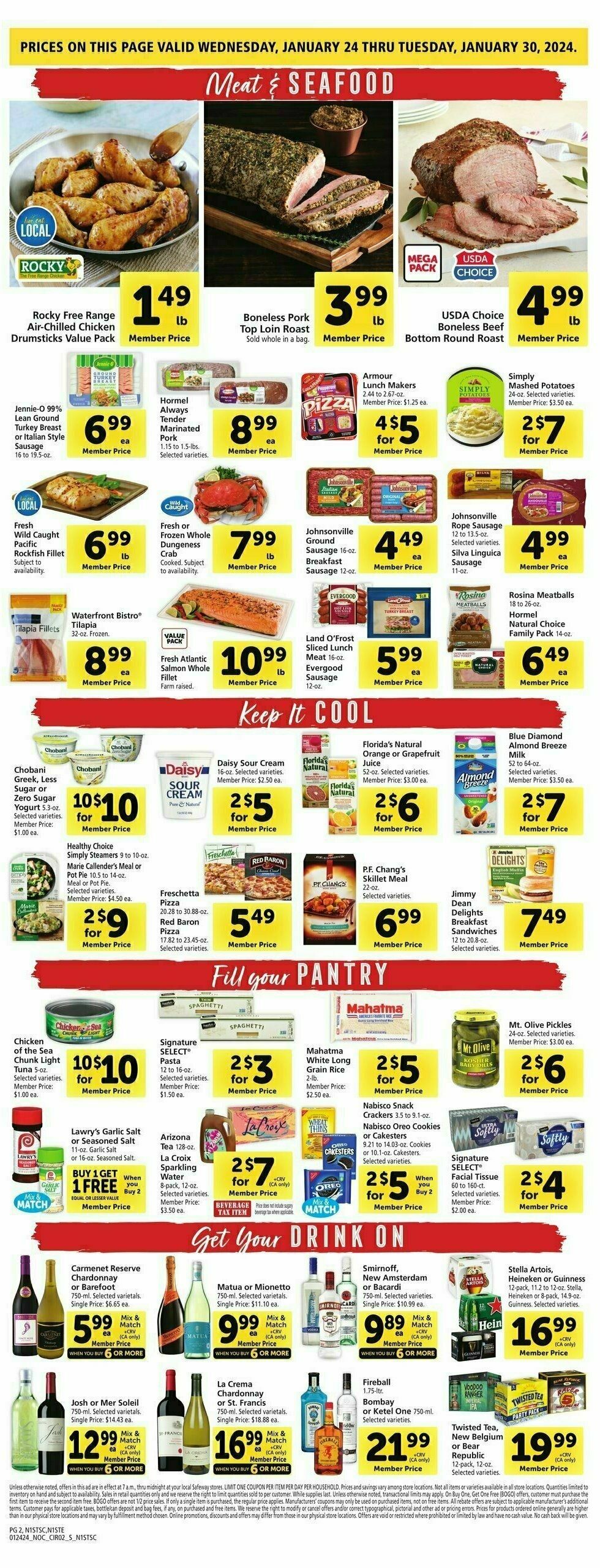 Safeway Weekly Ad from January 24