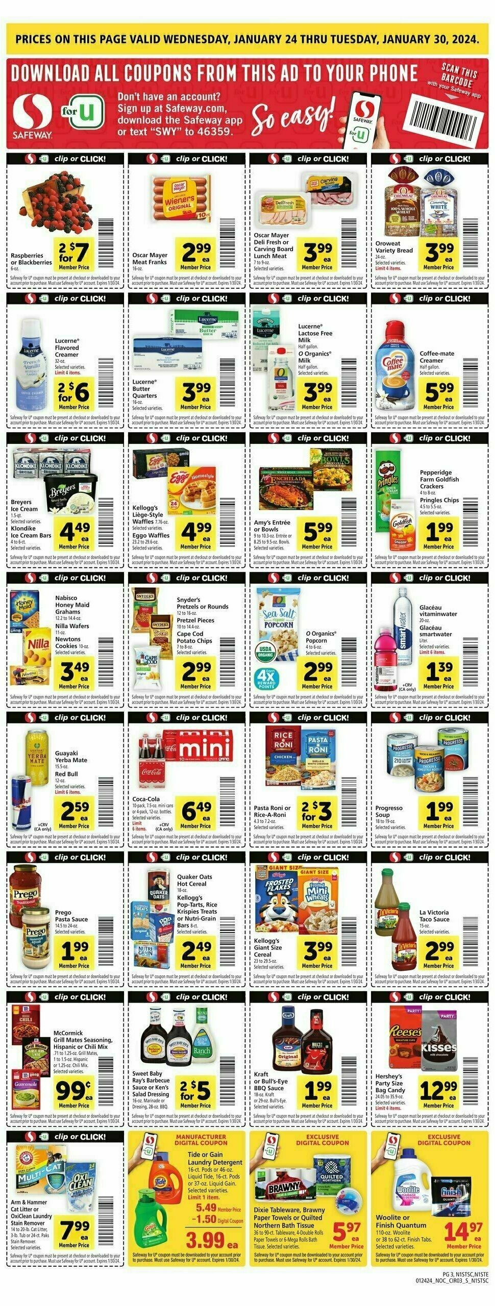 Safeway Weekly Ad from January 24