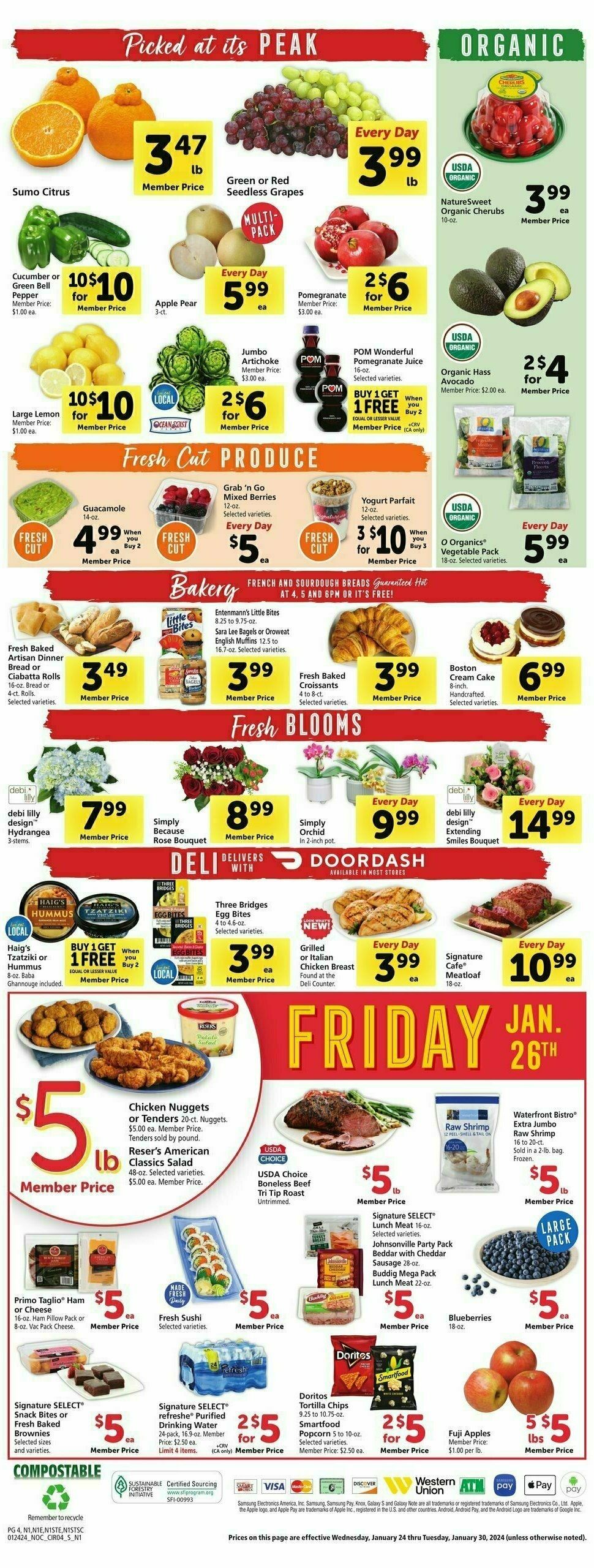 Safeway Weekly Ad from January 24