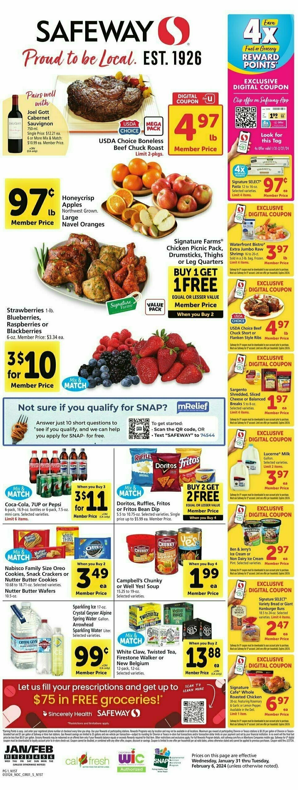 Safeway Weekly Ad from January 31