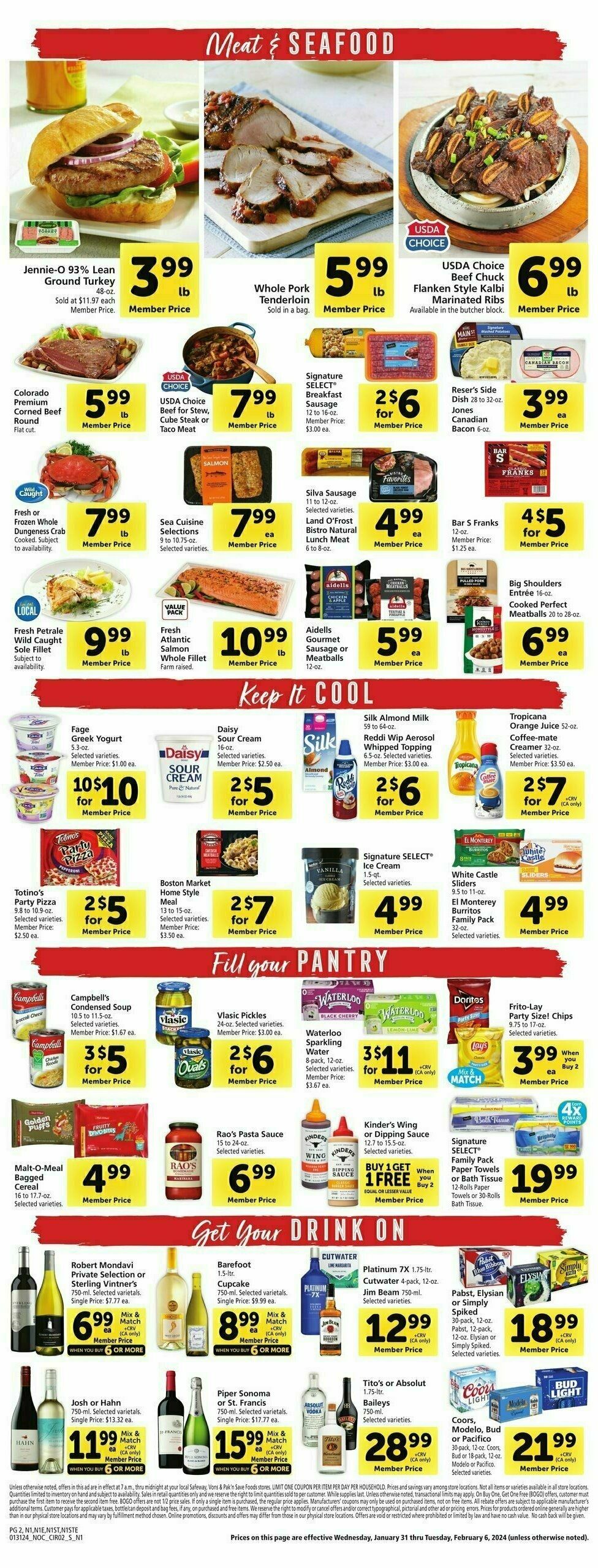 Safeway Weekly Ad from January 31