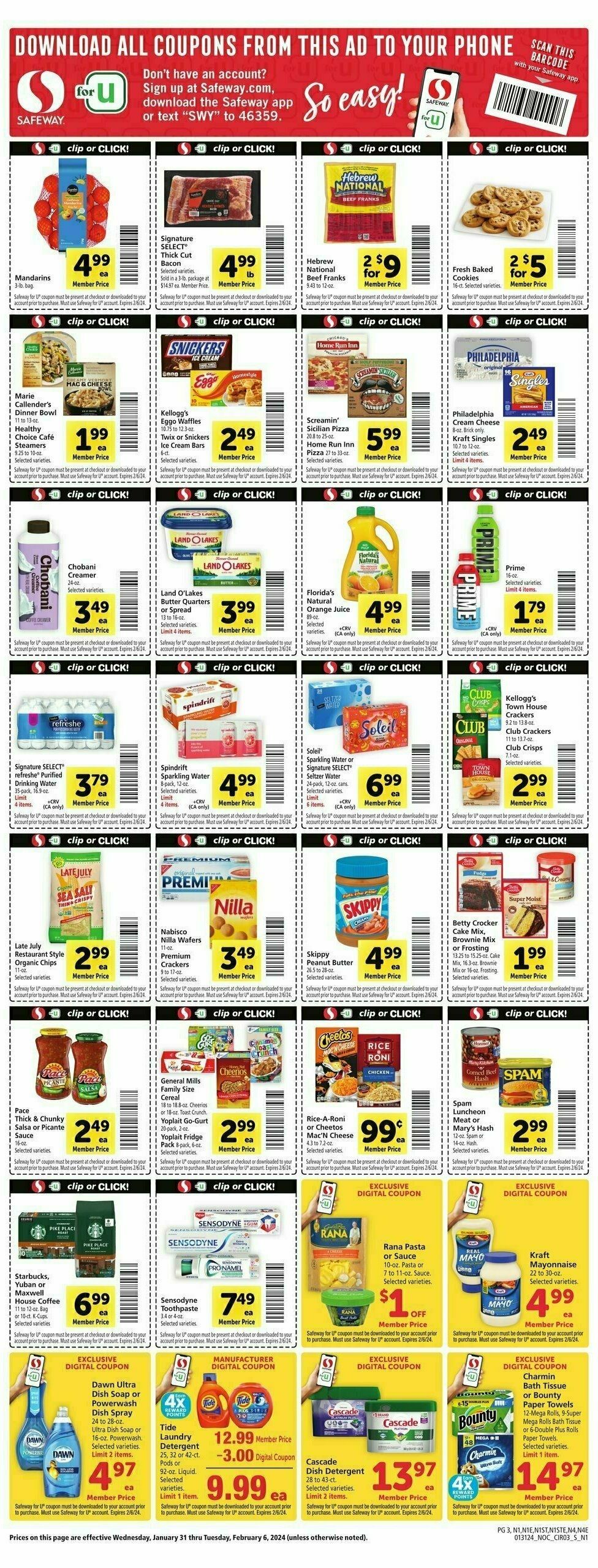 Safeway Weekly Ad from January 31