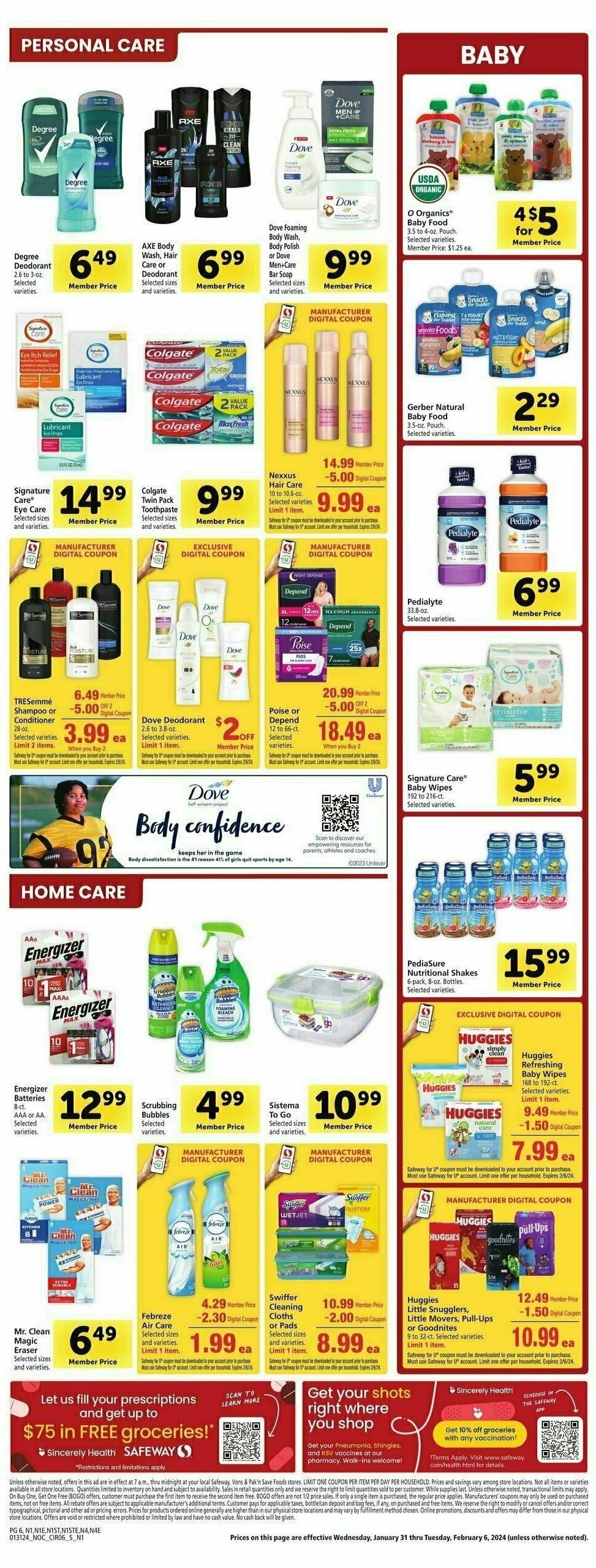 Safeway Weekly Ad from January 31