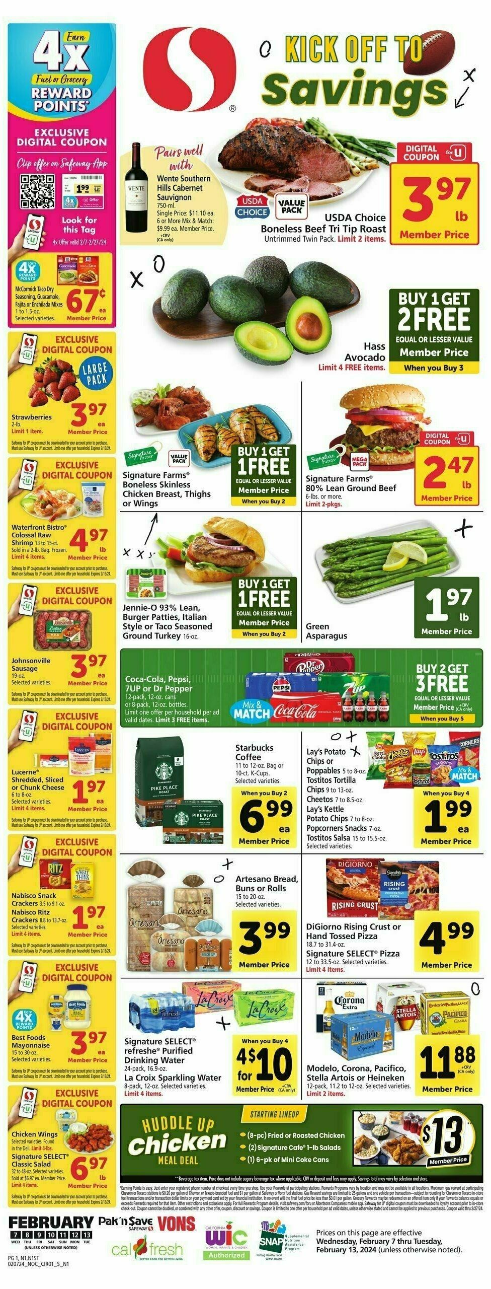 Safeway Weekly Ad from February 7