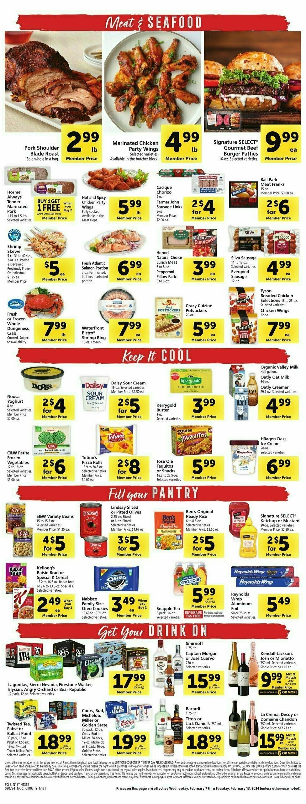 Safeway Weekly Ad from February 7