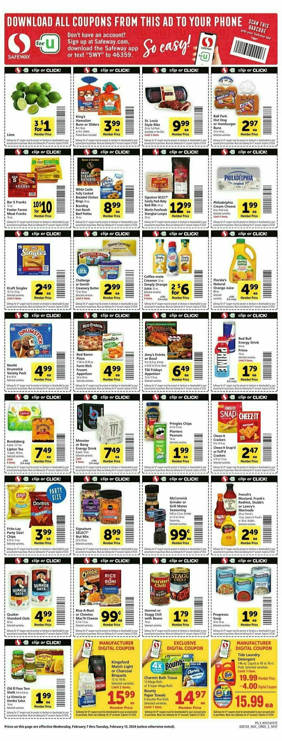 Safeway Weekly Ad from February 7