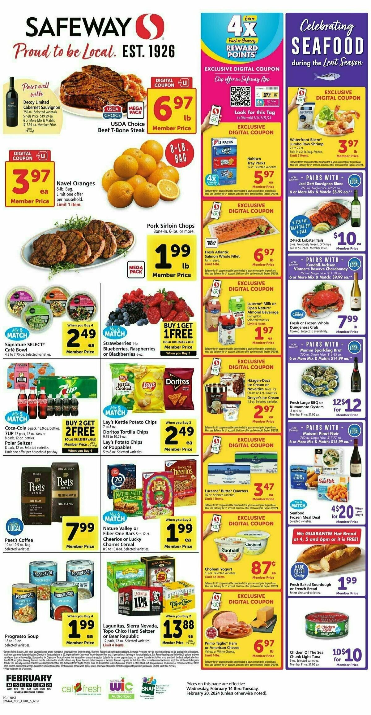 Safeway Weekly Ad from February 14