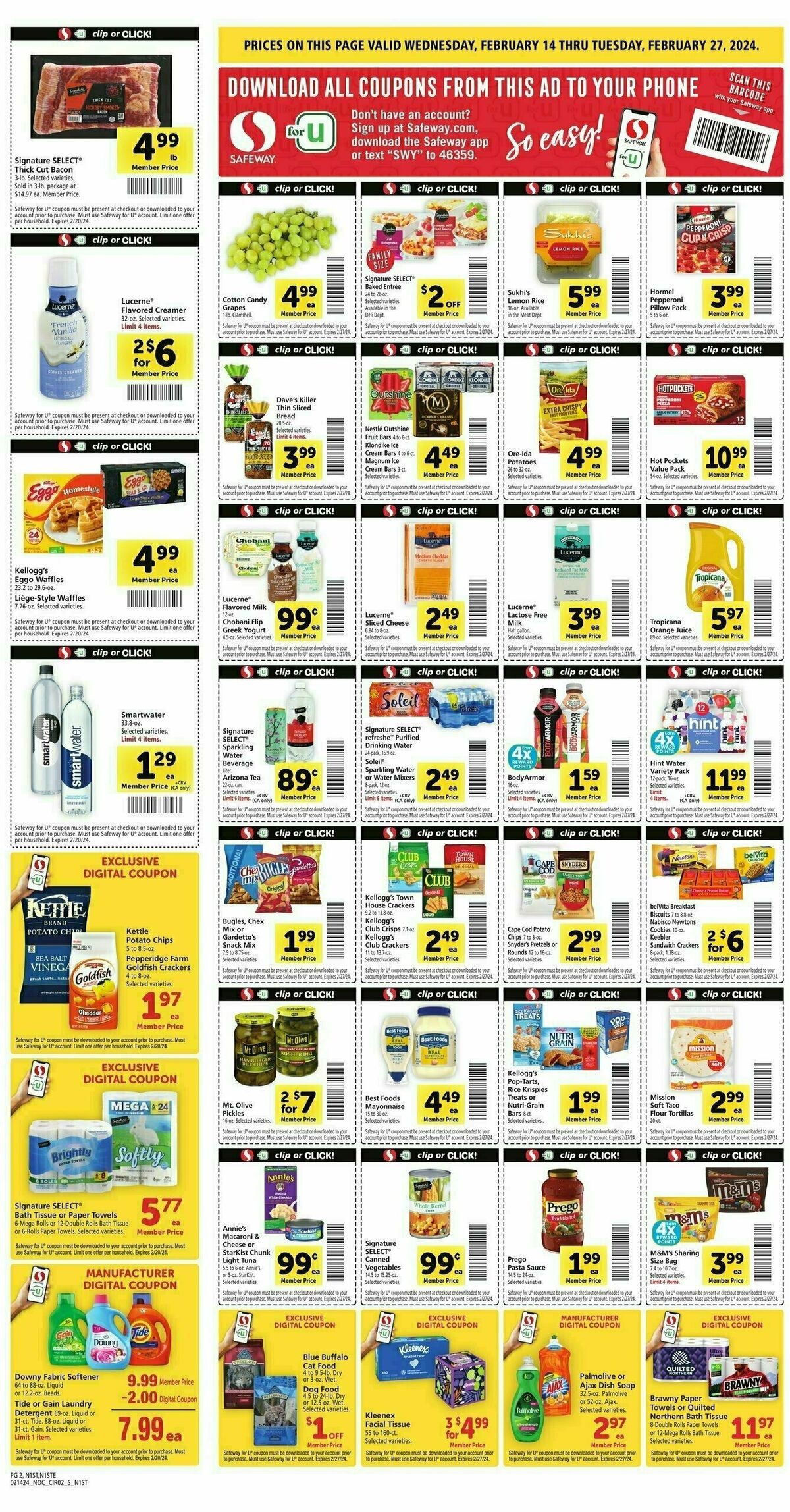 Safeway Weekly Ad from February 14