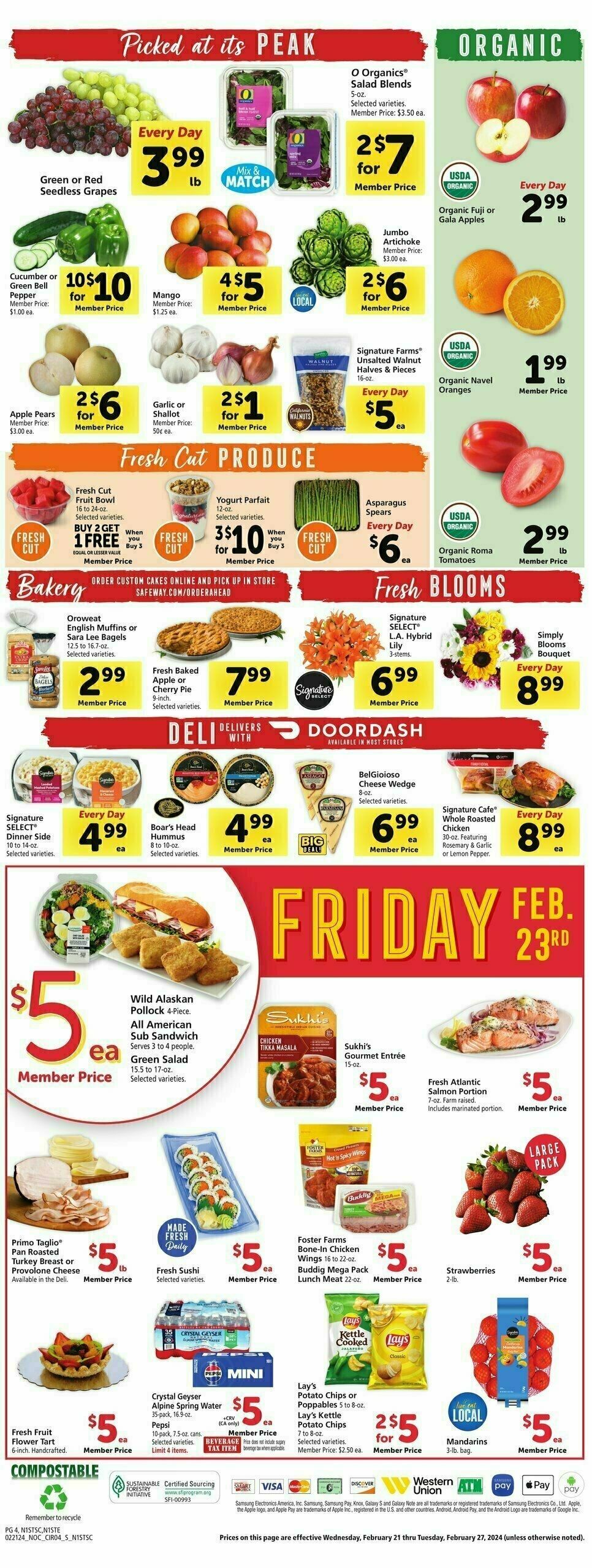 Safeway Weekly Ad from February 21