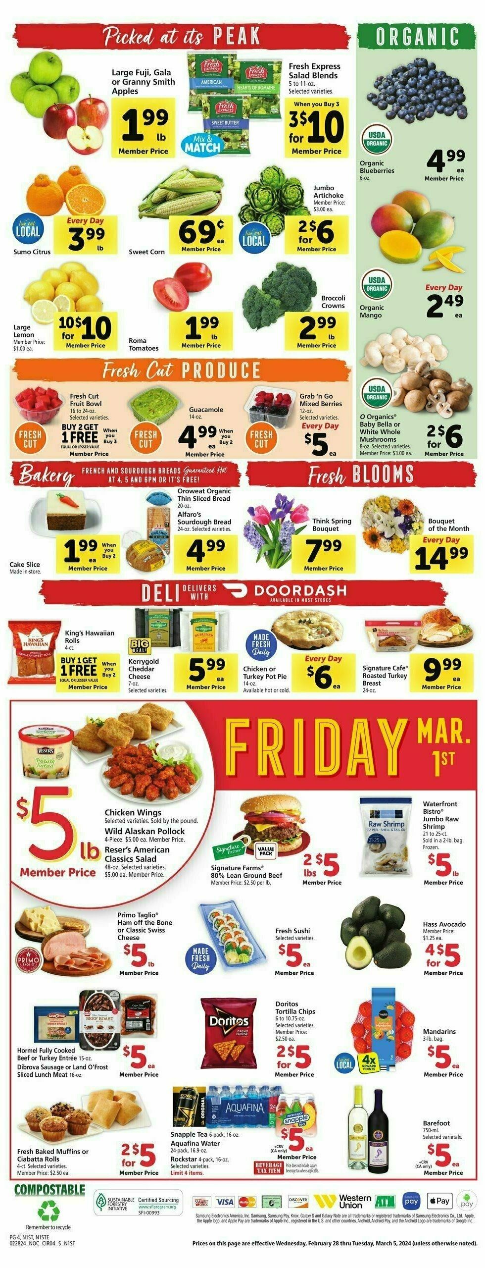 Safeway Weekly Ad from February 28