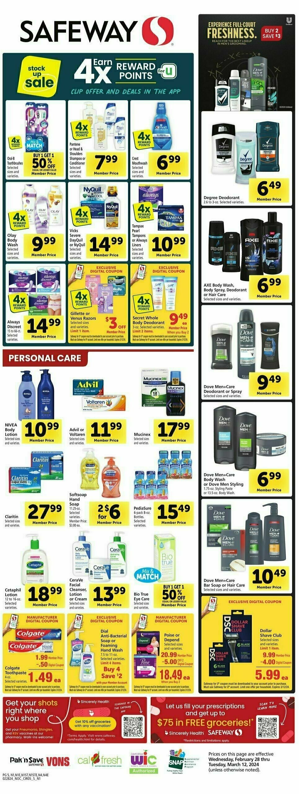 Safeway Weekly Ad from February 28