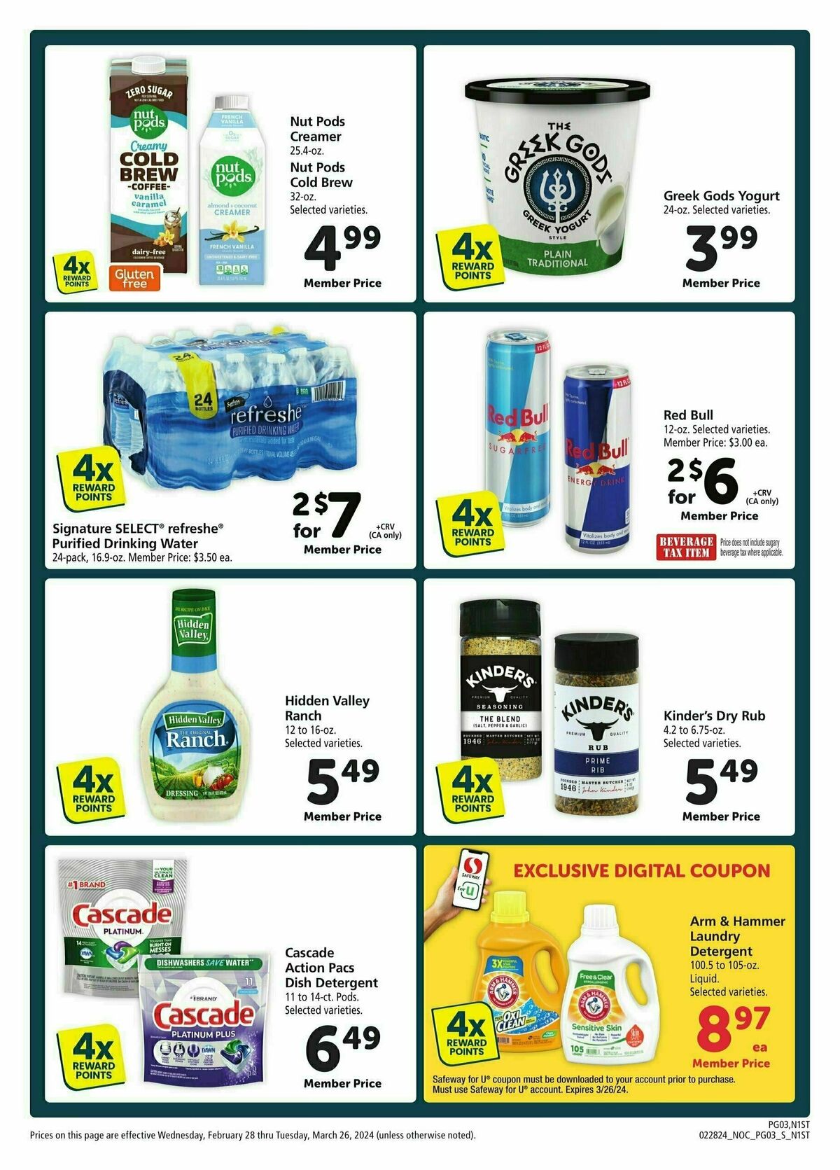 Safeway Big Book of Savings Weekly Ad from February 28