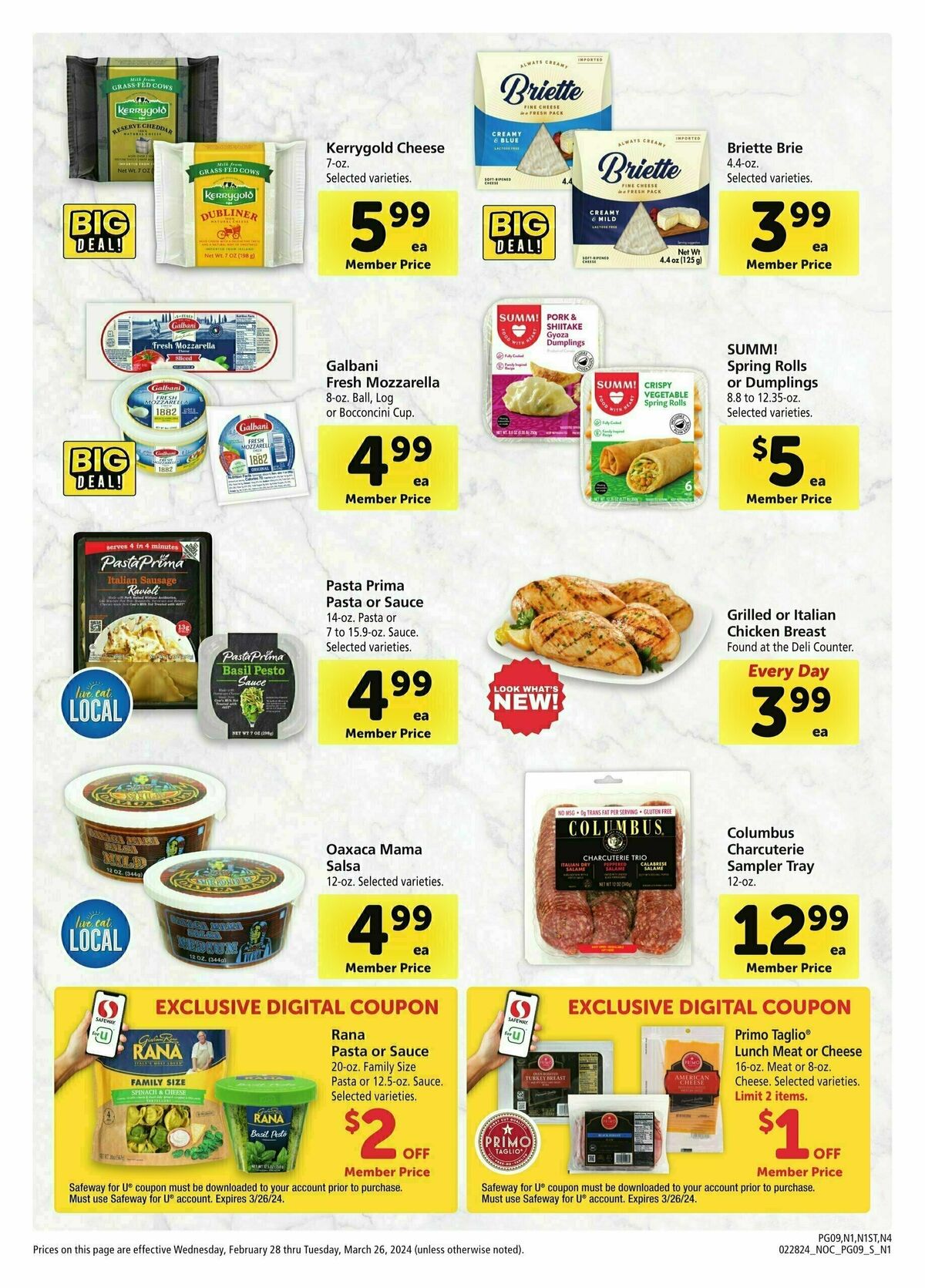 Safeway Big Book of Savings Weekly Ad from February 28