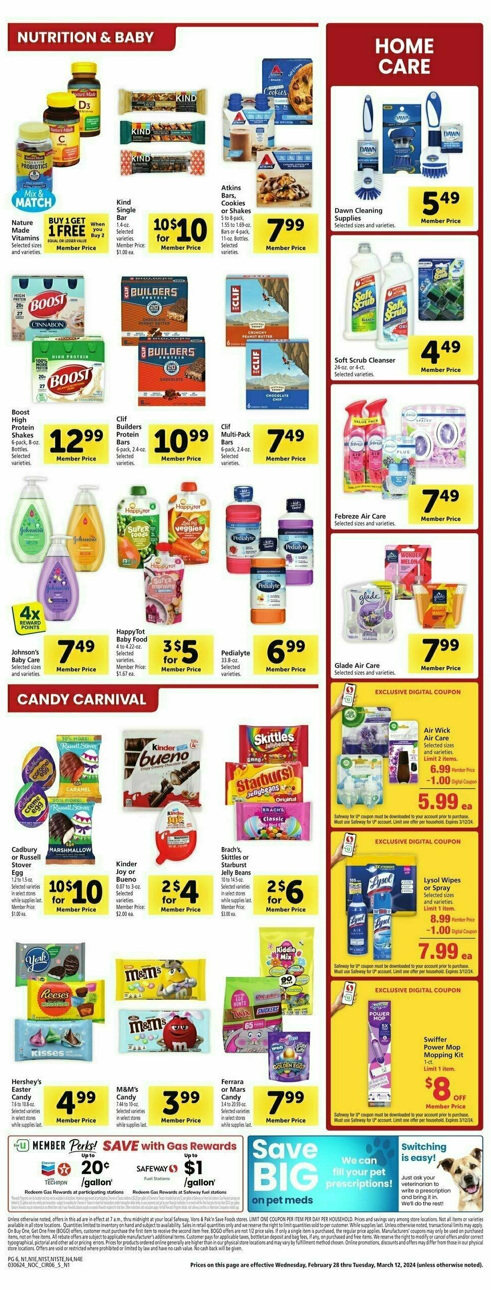 Safeway Weekly Ad from March 6