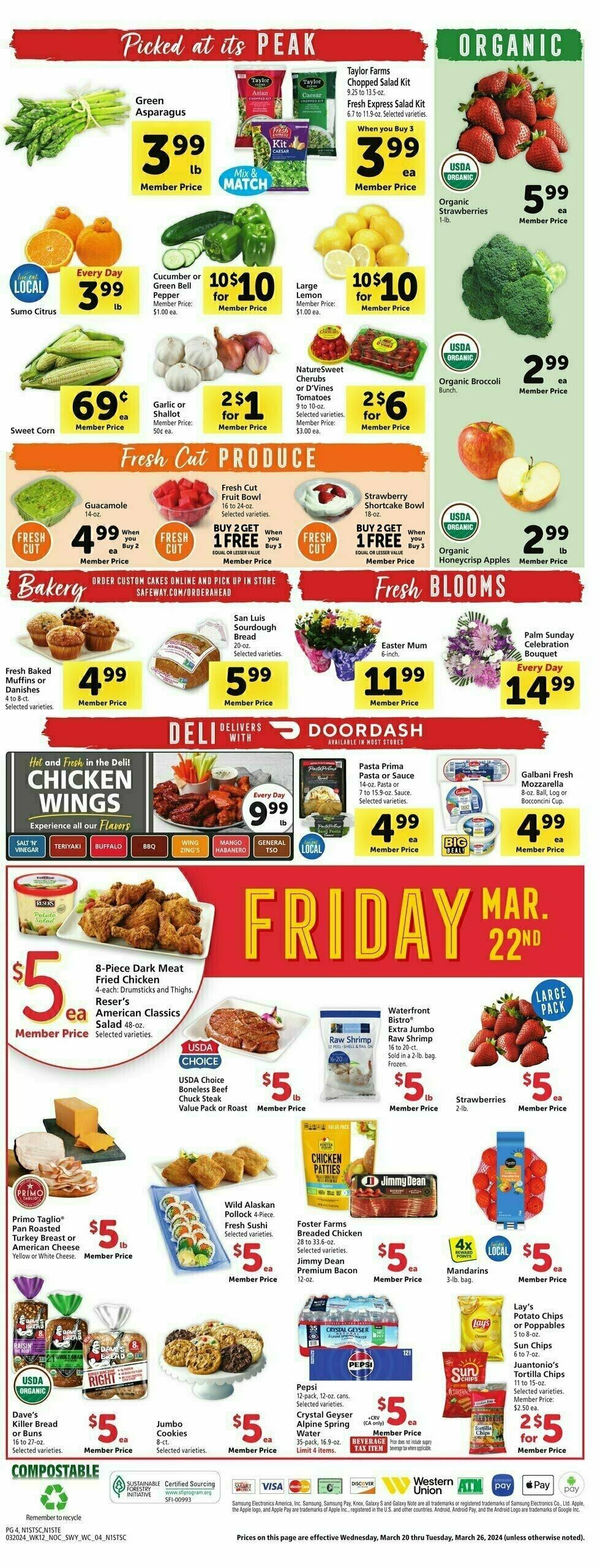 Safeway Weekly Ad from March 20