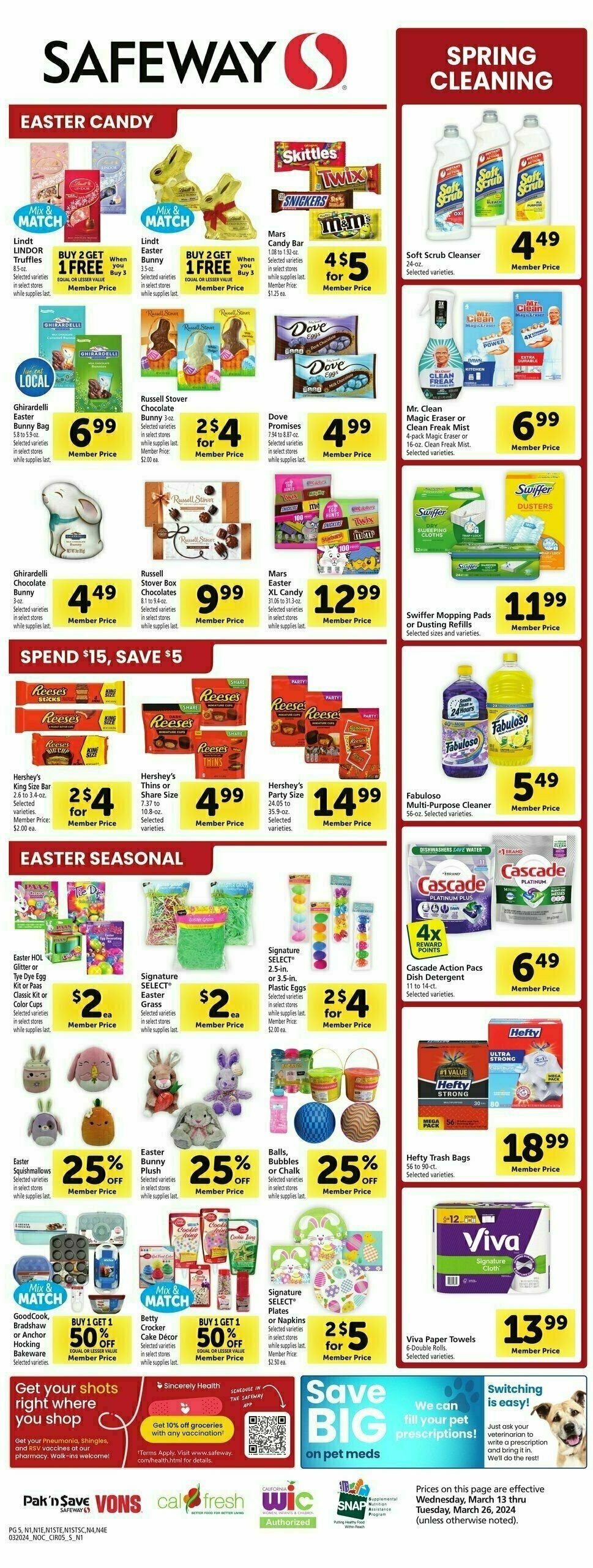 Safeway Weekly Ad from March 20