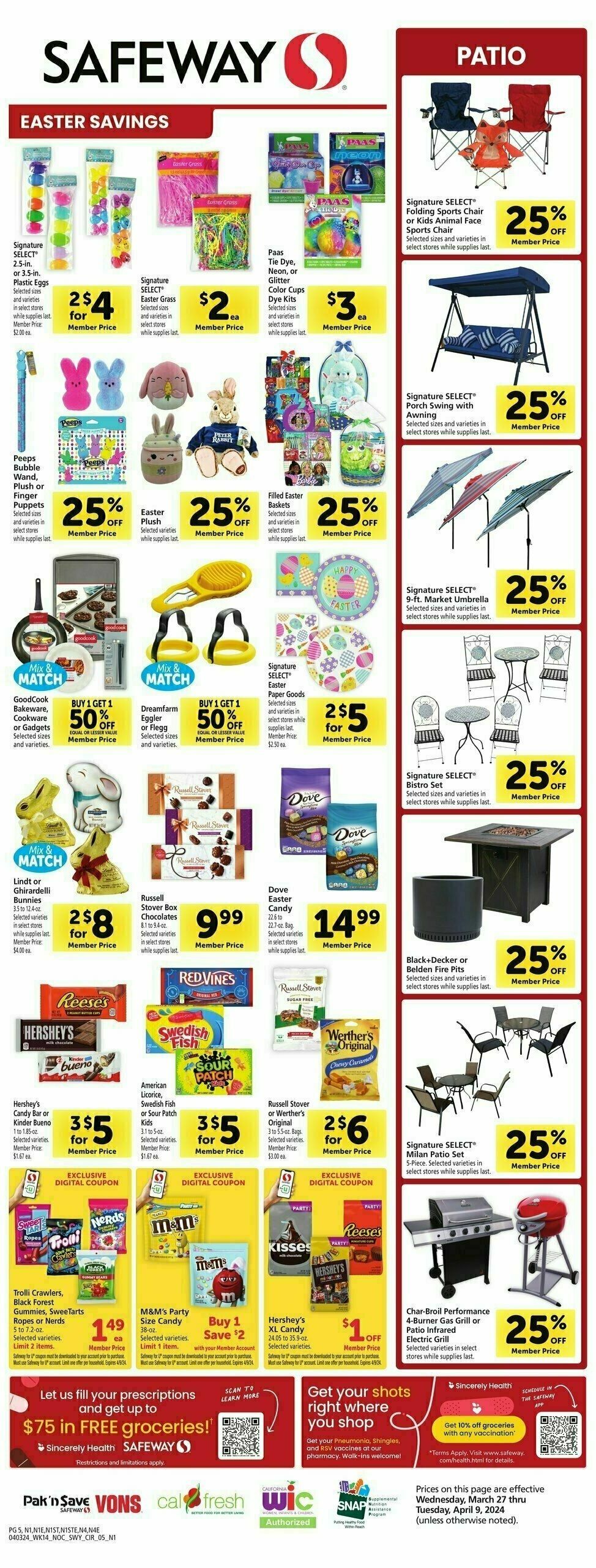 Safeway Weekly Ad from April 3