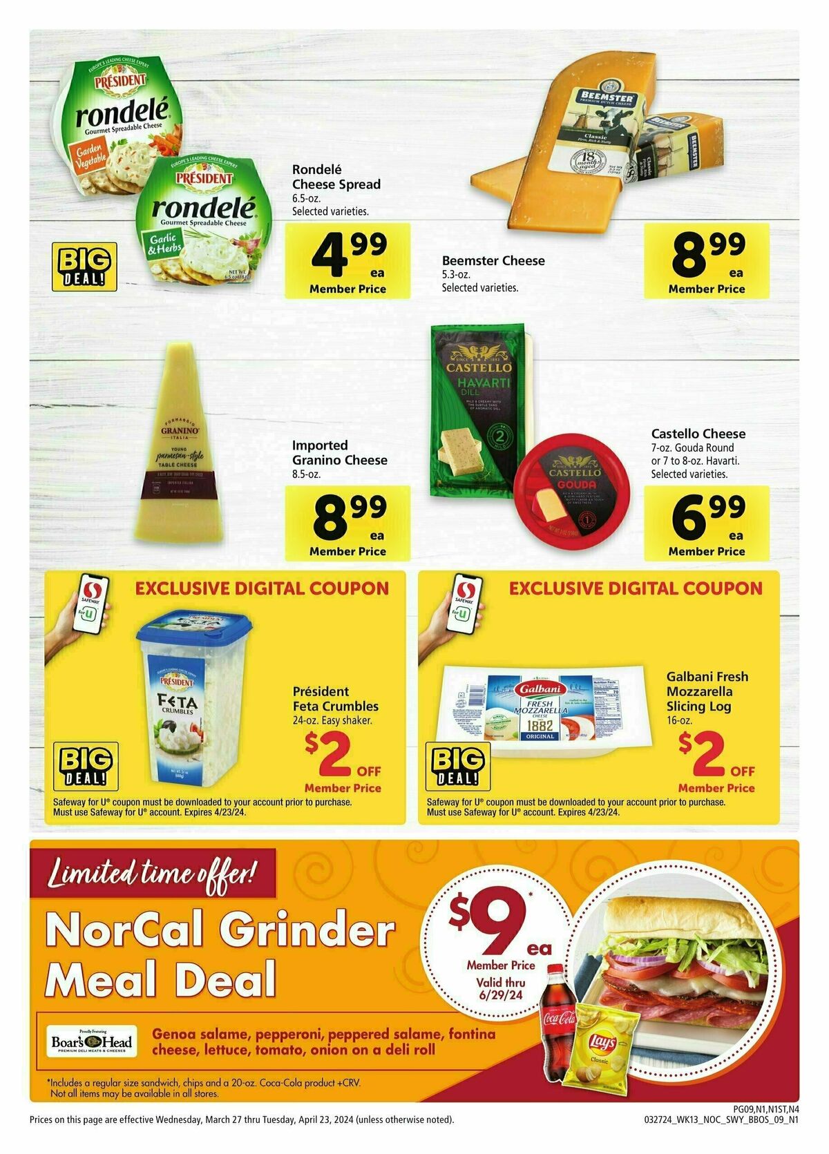 Safeway Big Book of Savings Weekly Ad from March 27