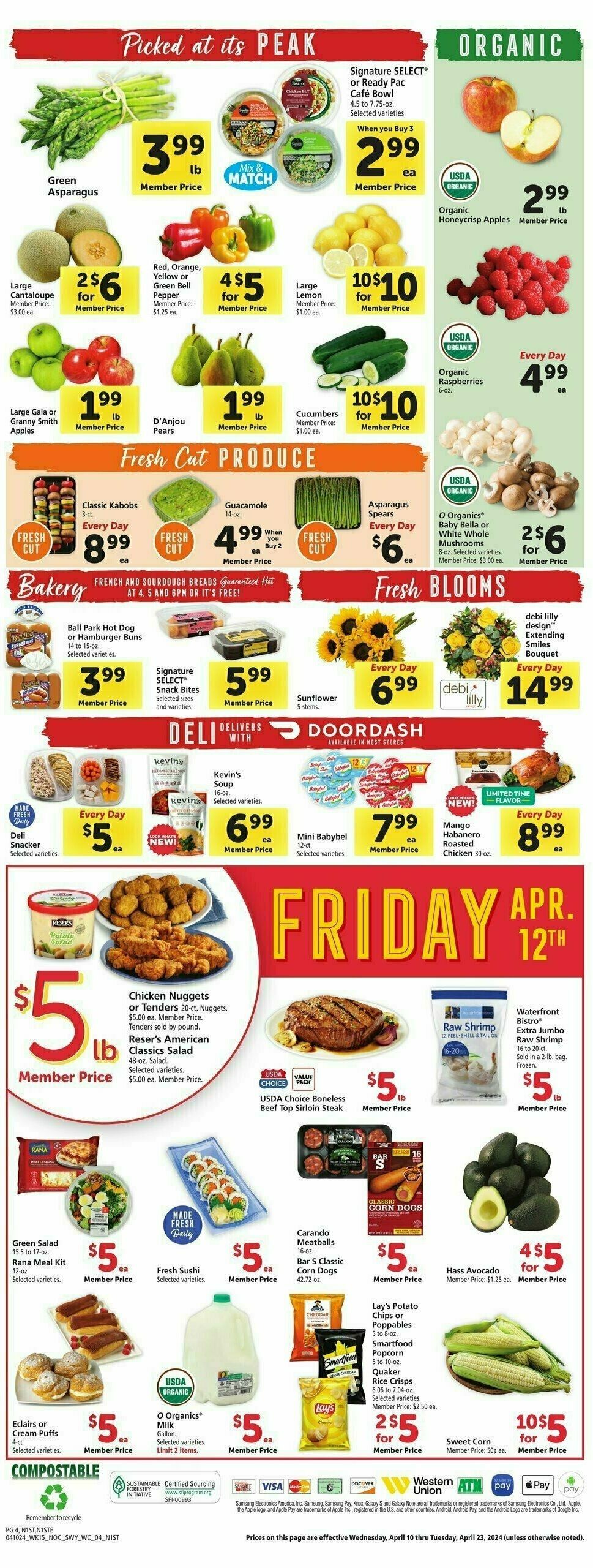 Safeway Weekly Ad from April 10