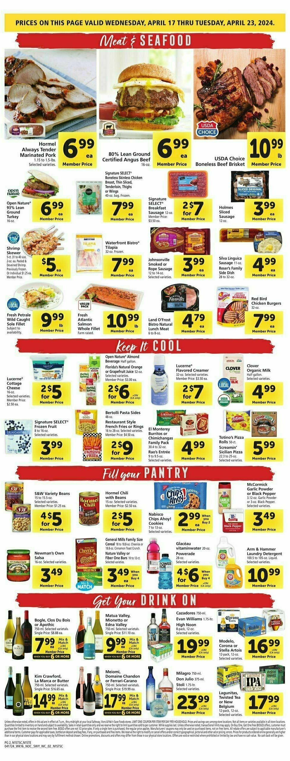 Safeway Weekly Ad from April 17