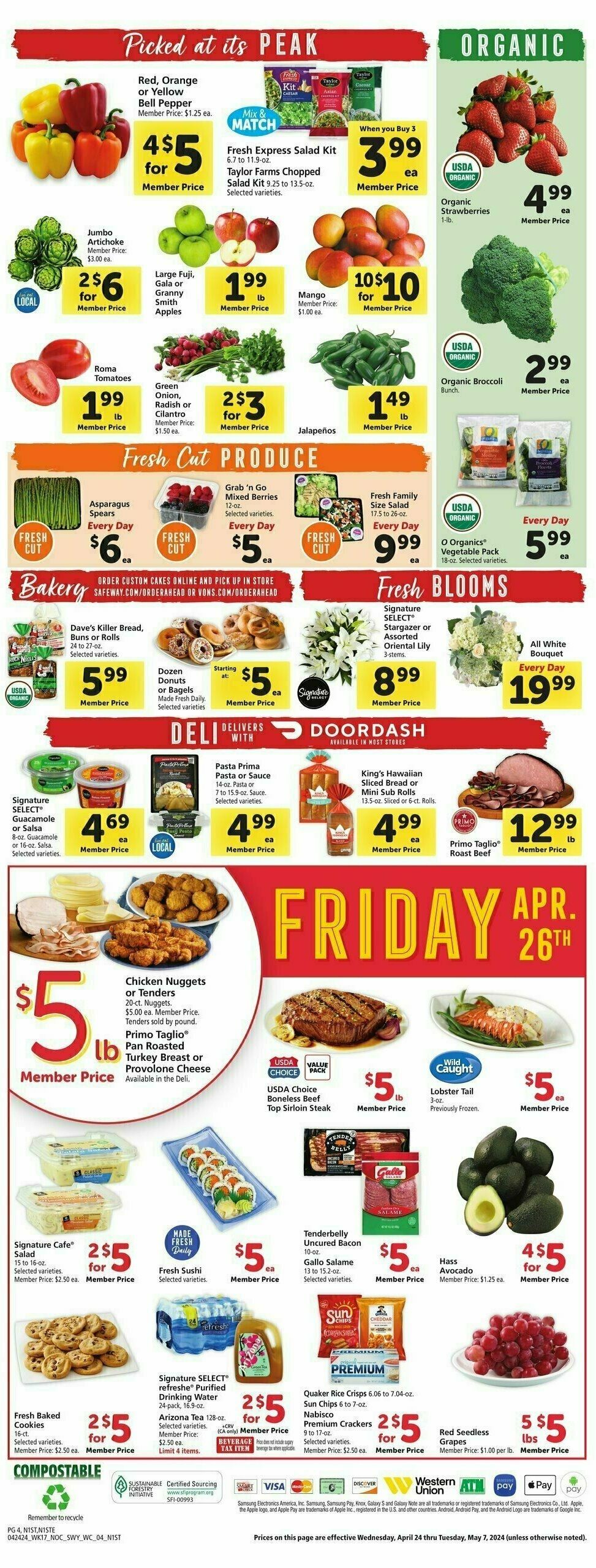 Safeway Weekly Ad from April 24