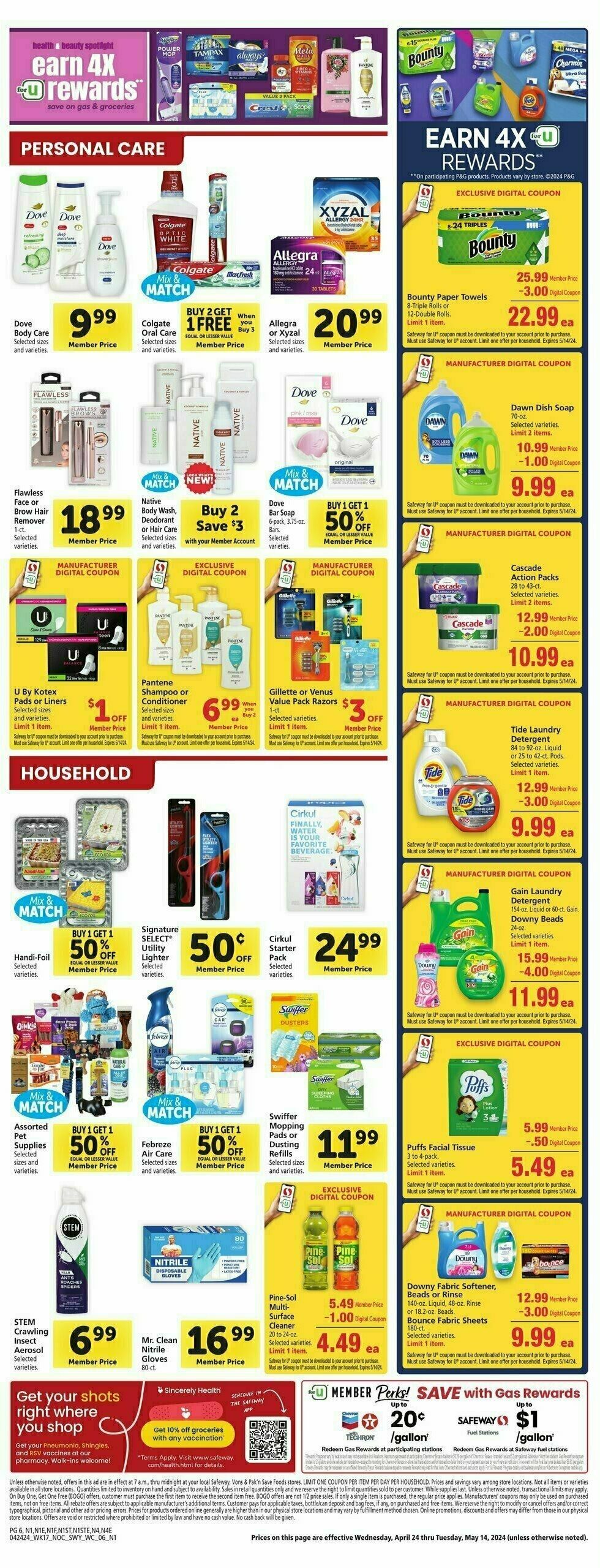 Safeway Weekly Ad from April 24