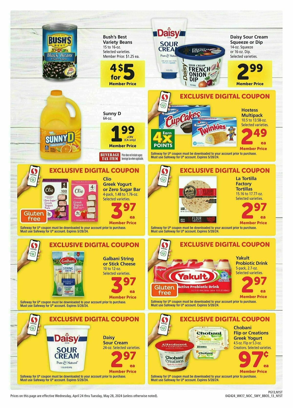 Safeway Big Book of Savings Weekly Ad from April 24